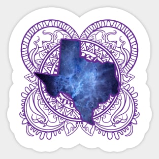 Texas Mandala Sticker